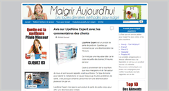Desktop Screenshot of maigriraujourdhui.com
