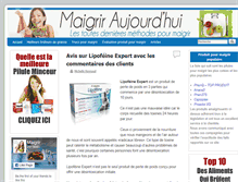 Tablet Screenshot of maigriraujourdhui.com